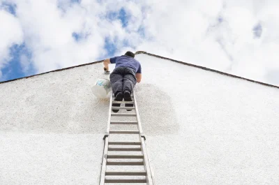 Peinture extérieure à Ticheville — façades et ravalement